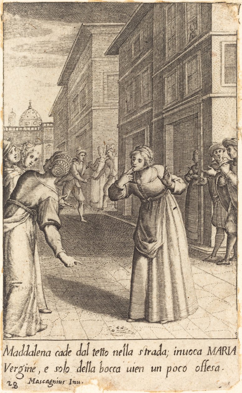 Maddalena door Jacques Callot after Donato Mascagni