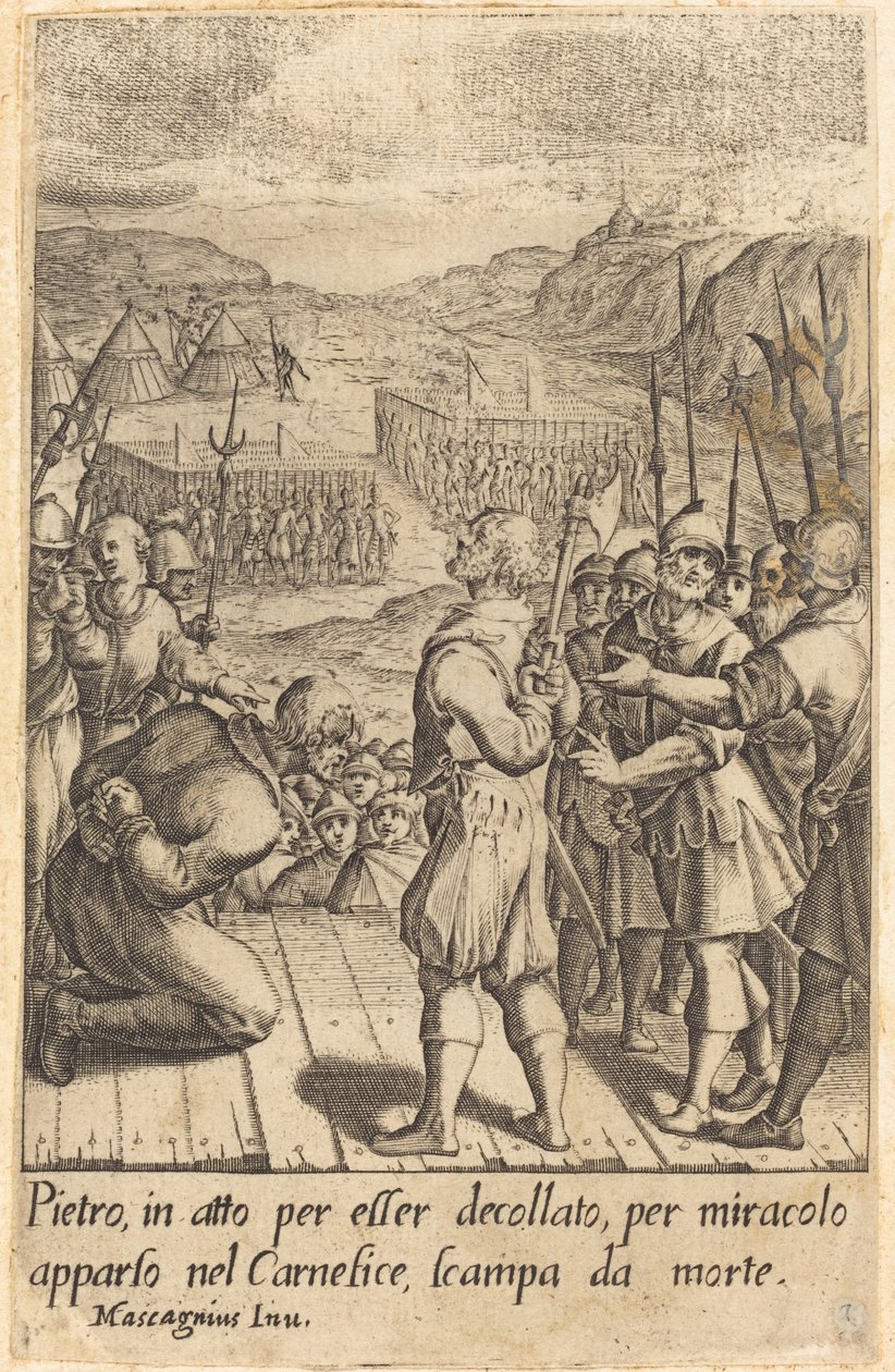 De Beul door Jacques Callot after Donato Mascagni