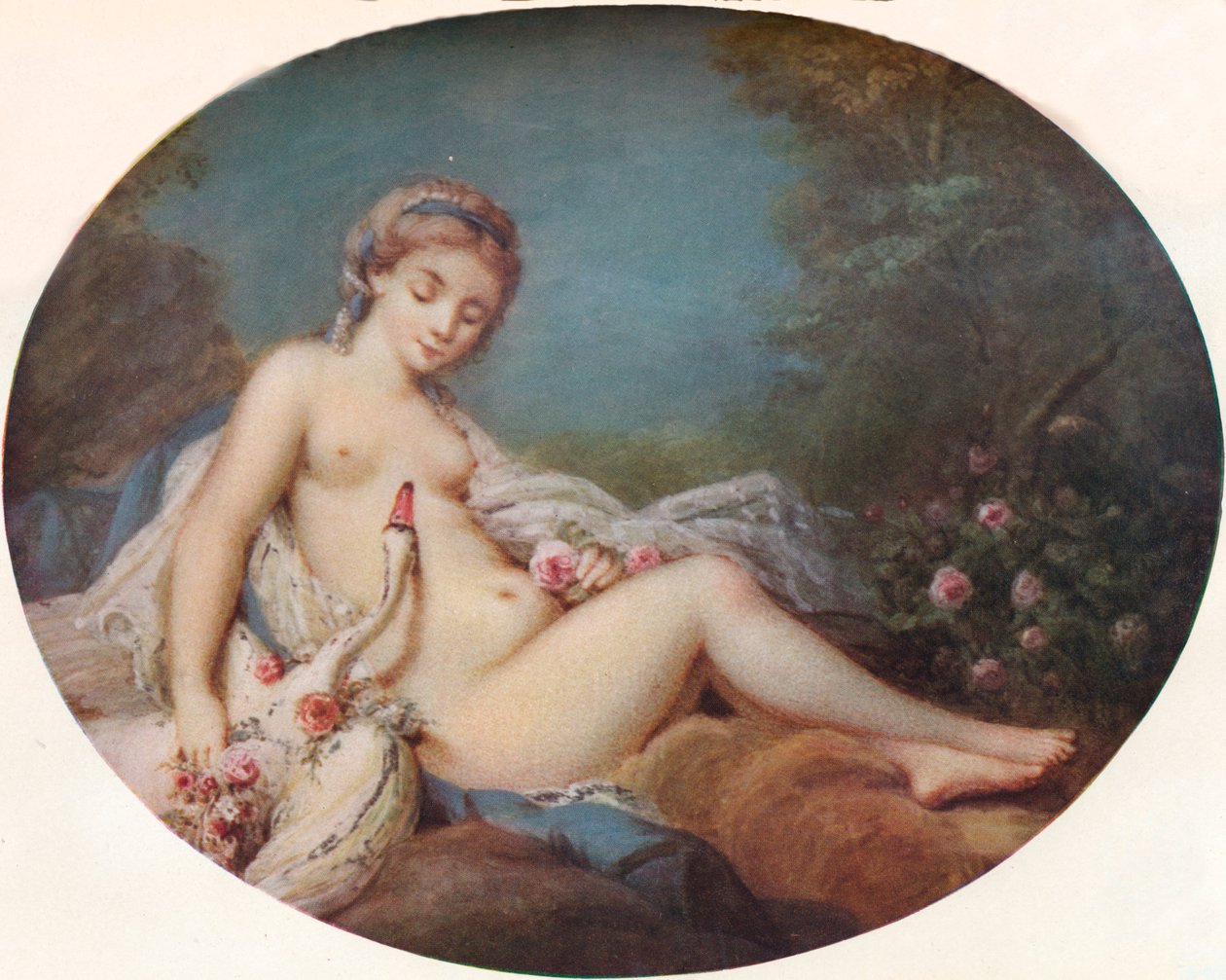 Leda, 18e eeuw, 1917 door Jacques Charlier