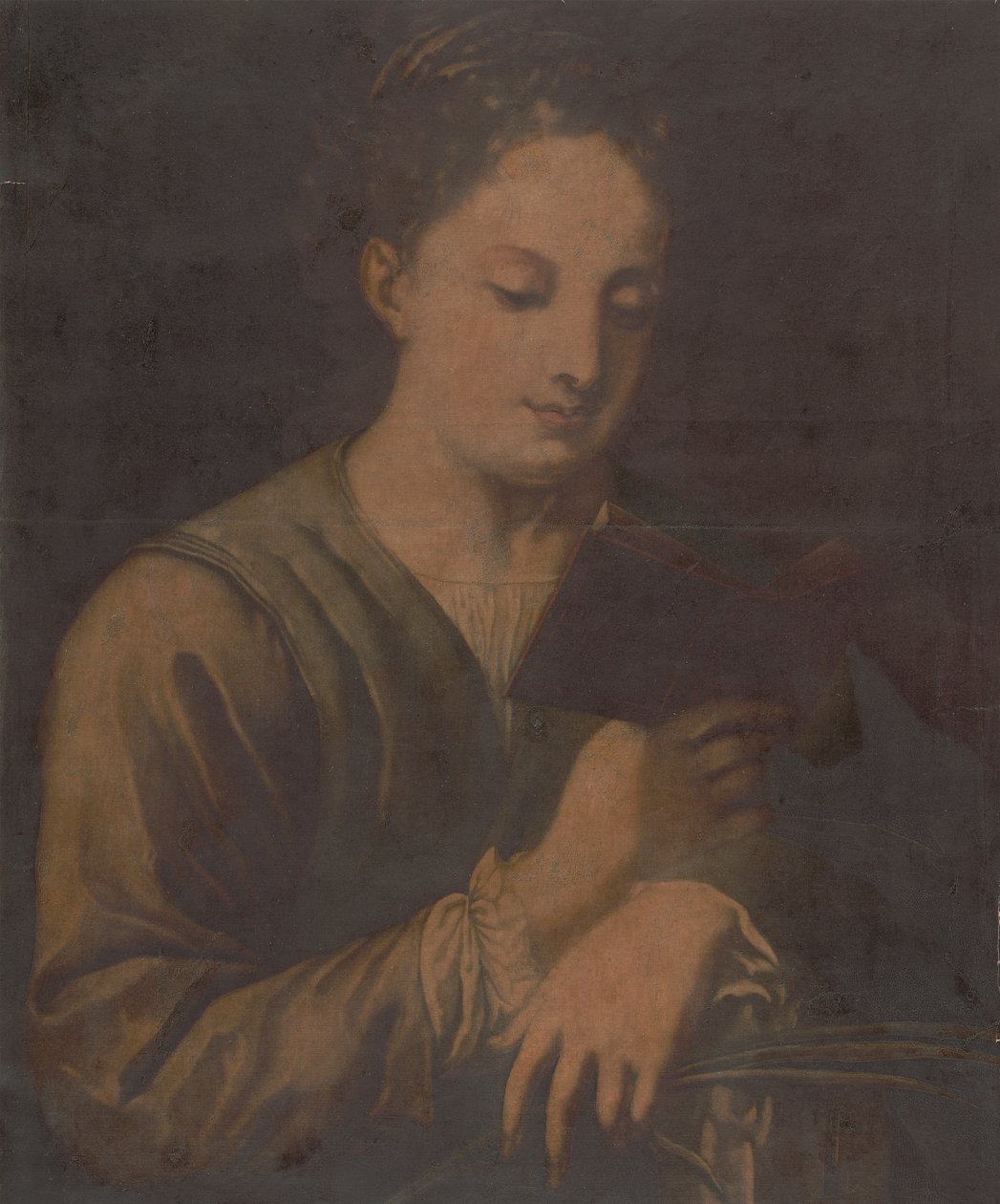 St. Catherine leest door Jacques Christophe Le Blon