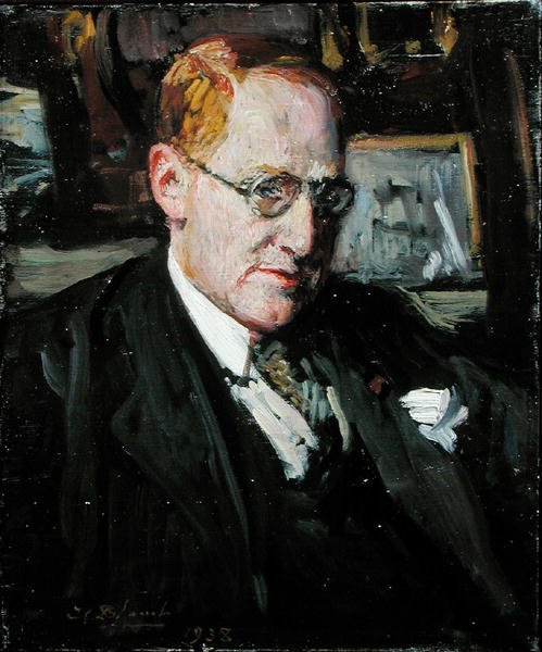 Julien Cain (1887-1974) 1938 door Jacques Emile Blanche