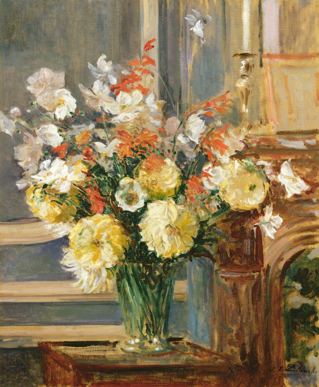 Zomerbloemen door Jacques Emile Blanche