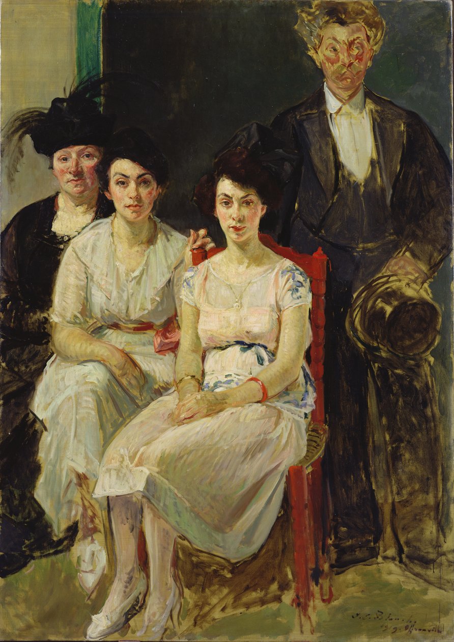 De Familie Capelle, 1919 door Jacques Emile Blanche