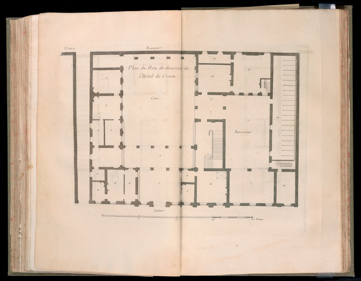 Gebonden prent (Frankrijk) door Jacques François Blondel