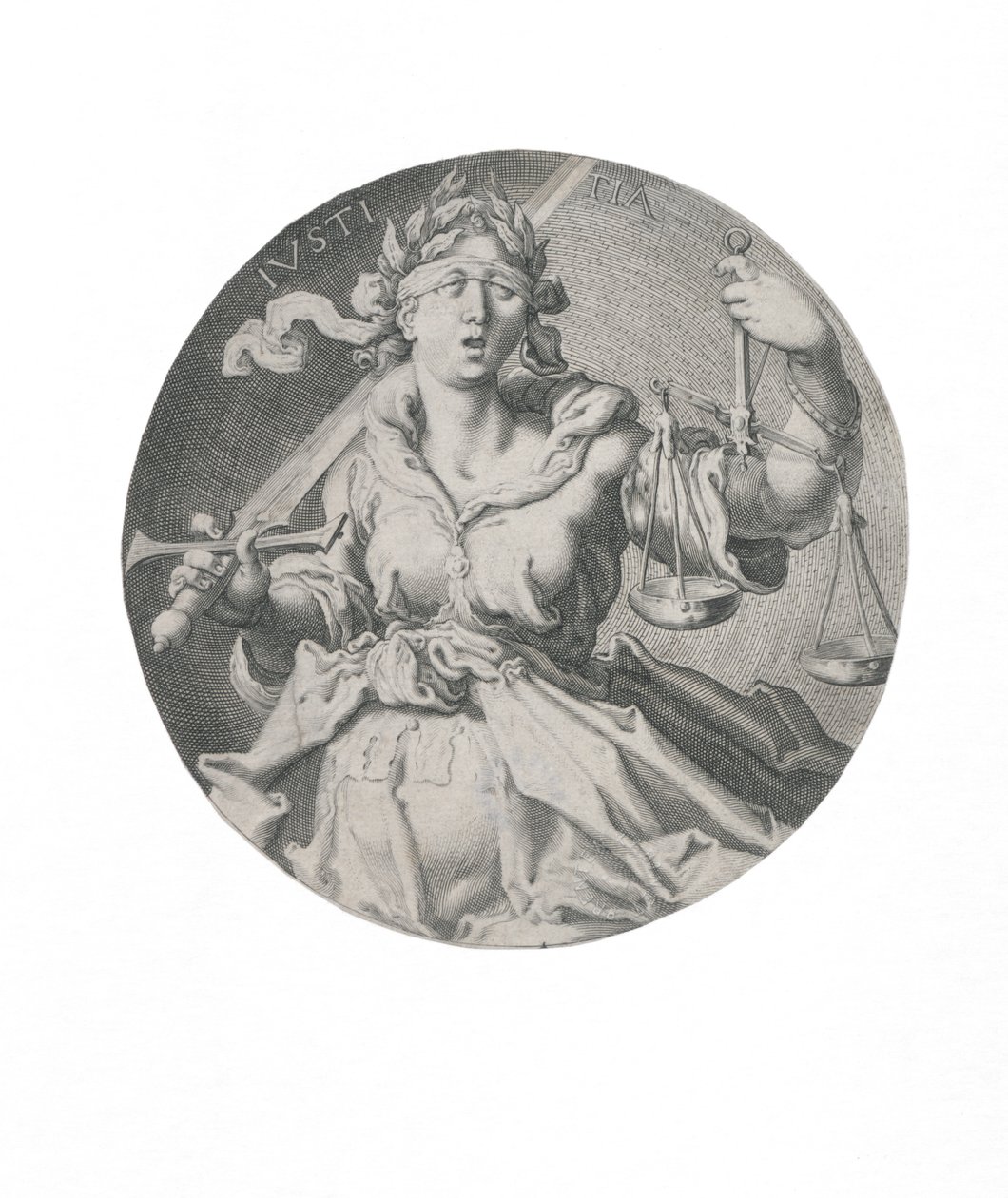 Gerechtigheid, 1593 door Jacques Gheyn
