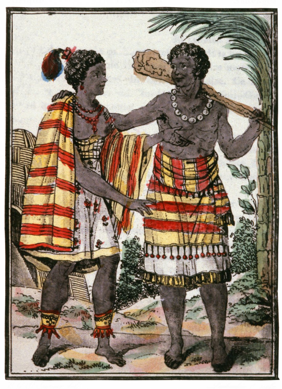 Paar van Benin door Jacques Grasset de Saint Sauveur