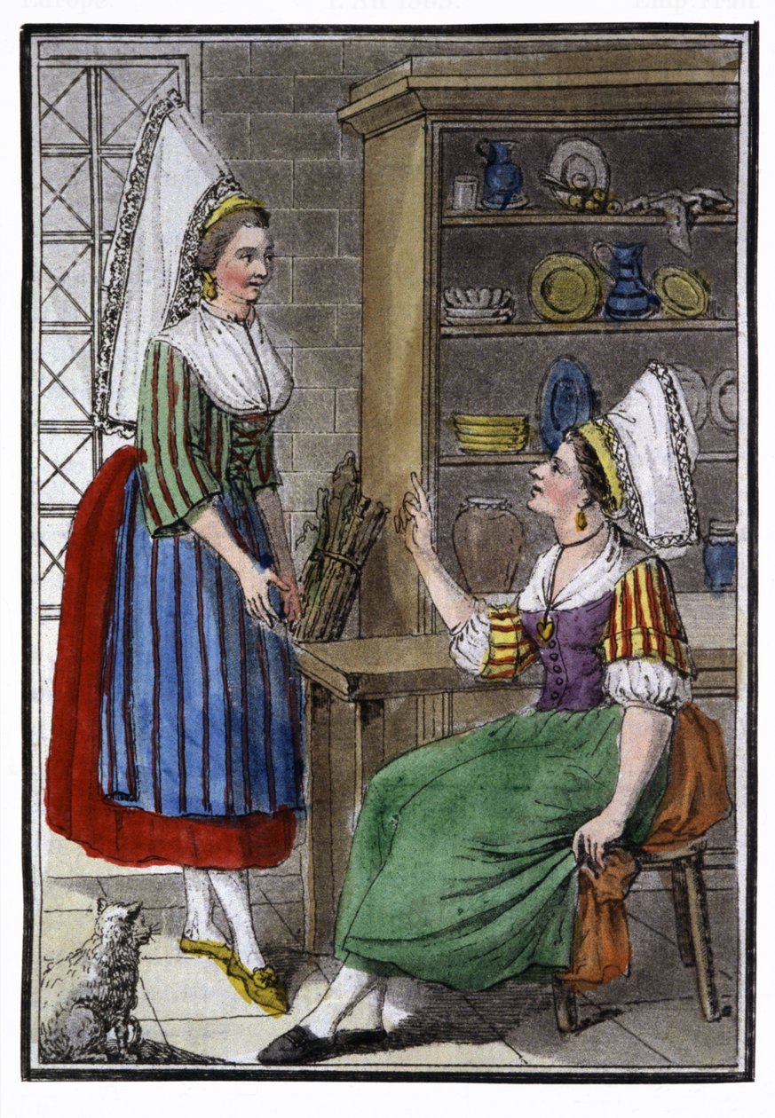 Boerinnen van Normandië door Jacques Grasset de Saint Sauveur