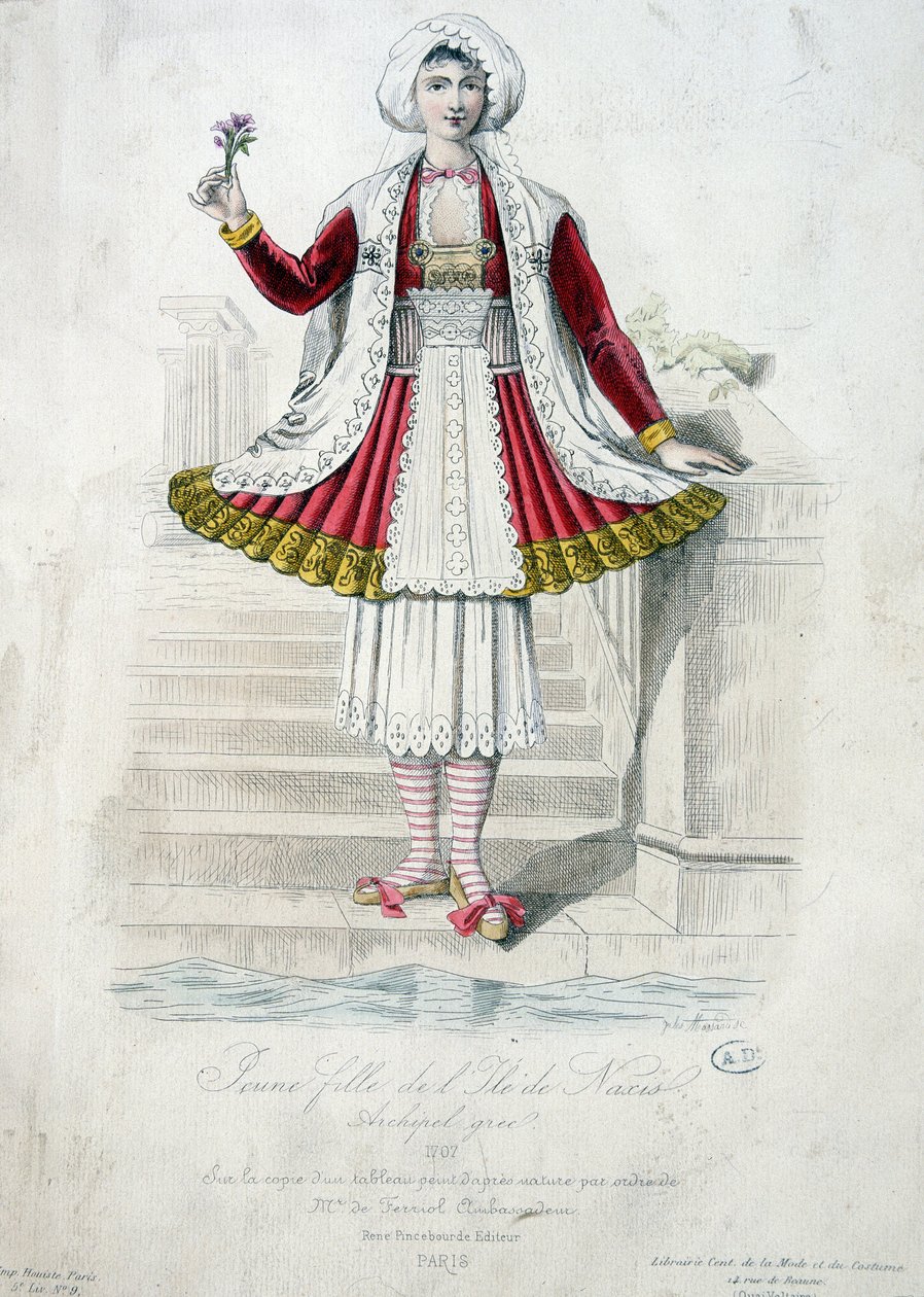 Meisje van het eiland Naxos door Jacques Grasset de Saint Sauveur