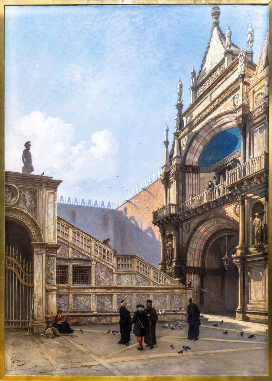 De Reuzentrap in Venetië door Jacques Guiaud
