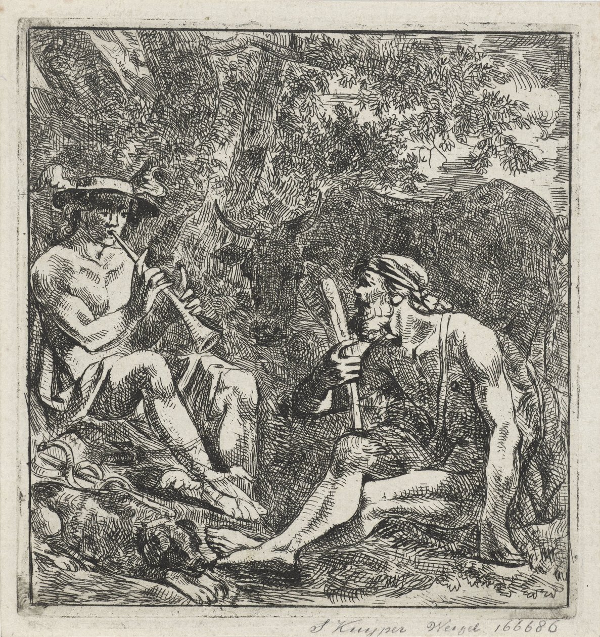 Mercurius, Argus en Io door Jacques Kuyper