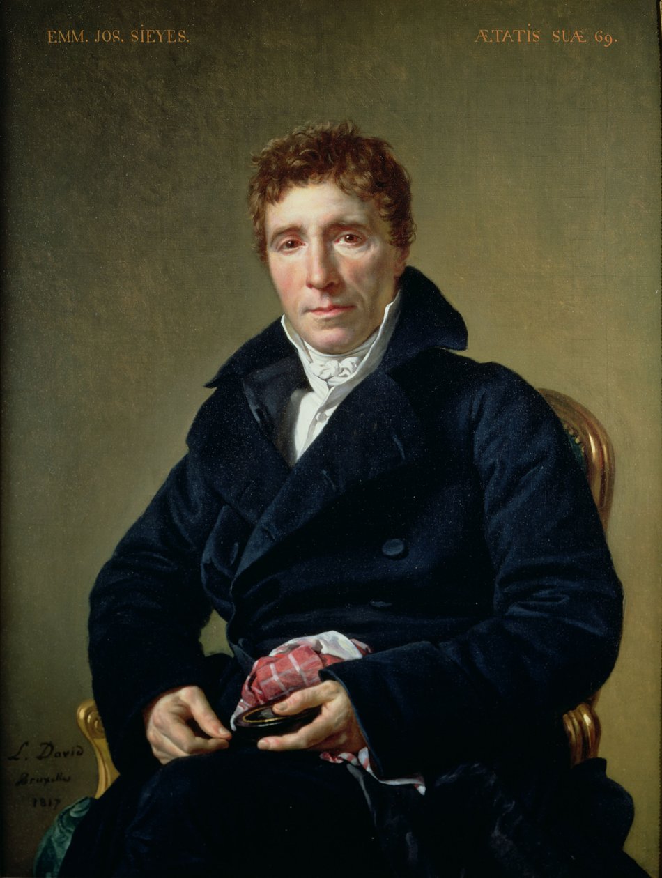 Emmanuel Joseph Sieyes door Jacques Louis David