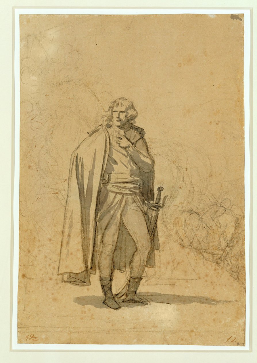 De Generaal Bonaparte debout ... door Jacques Louis David
