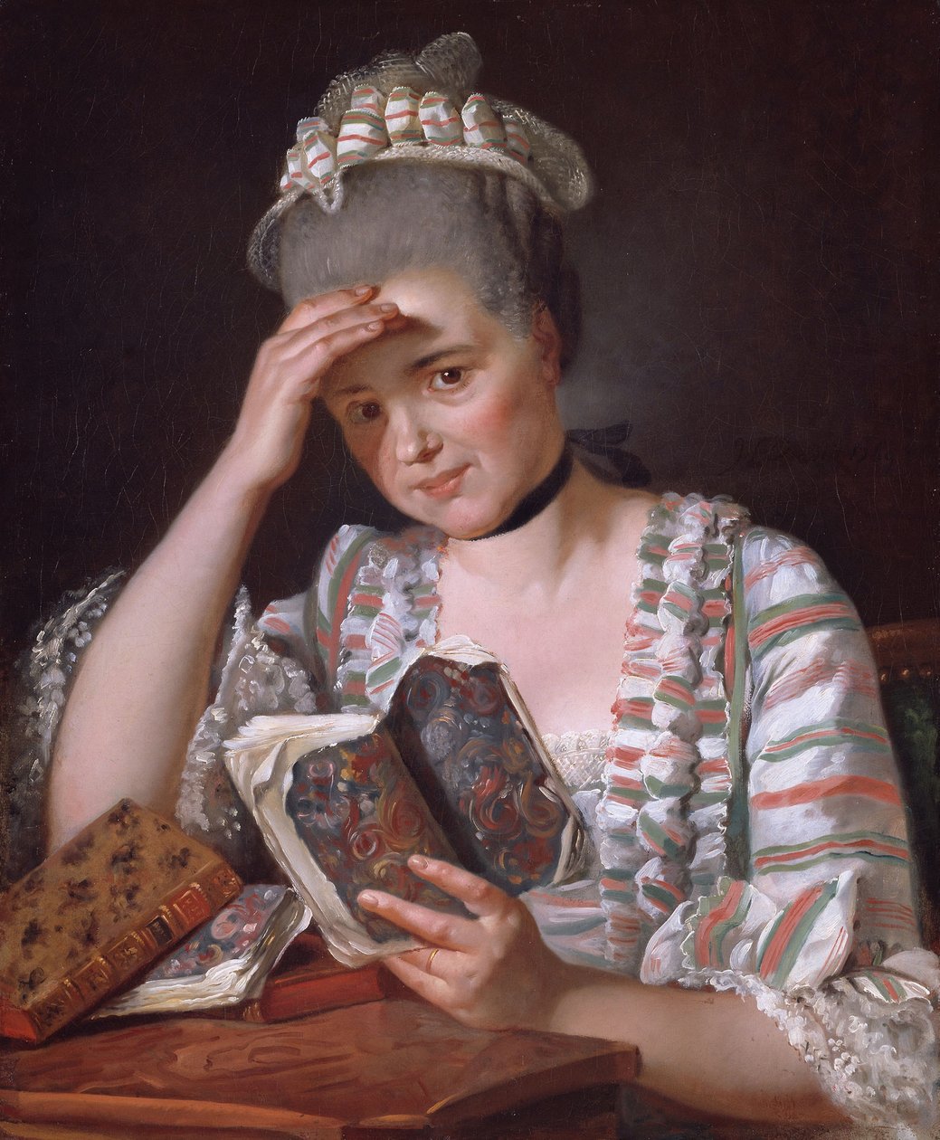 Madame François Buron door Jacques Louis David