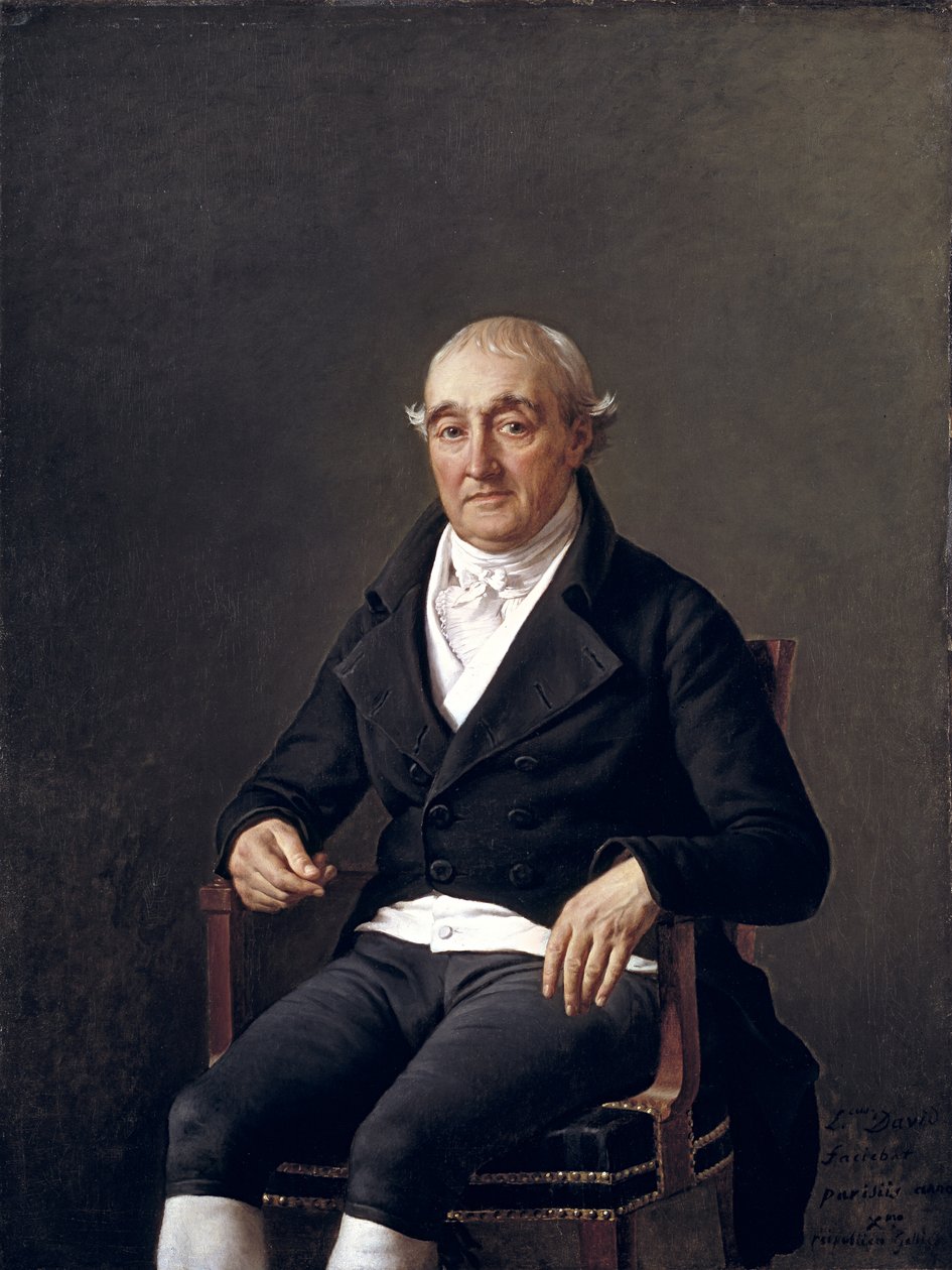 Portret van Cooper Penrose, 1802 door Jacques Louis David