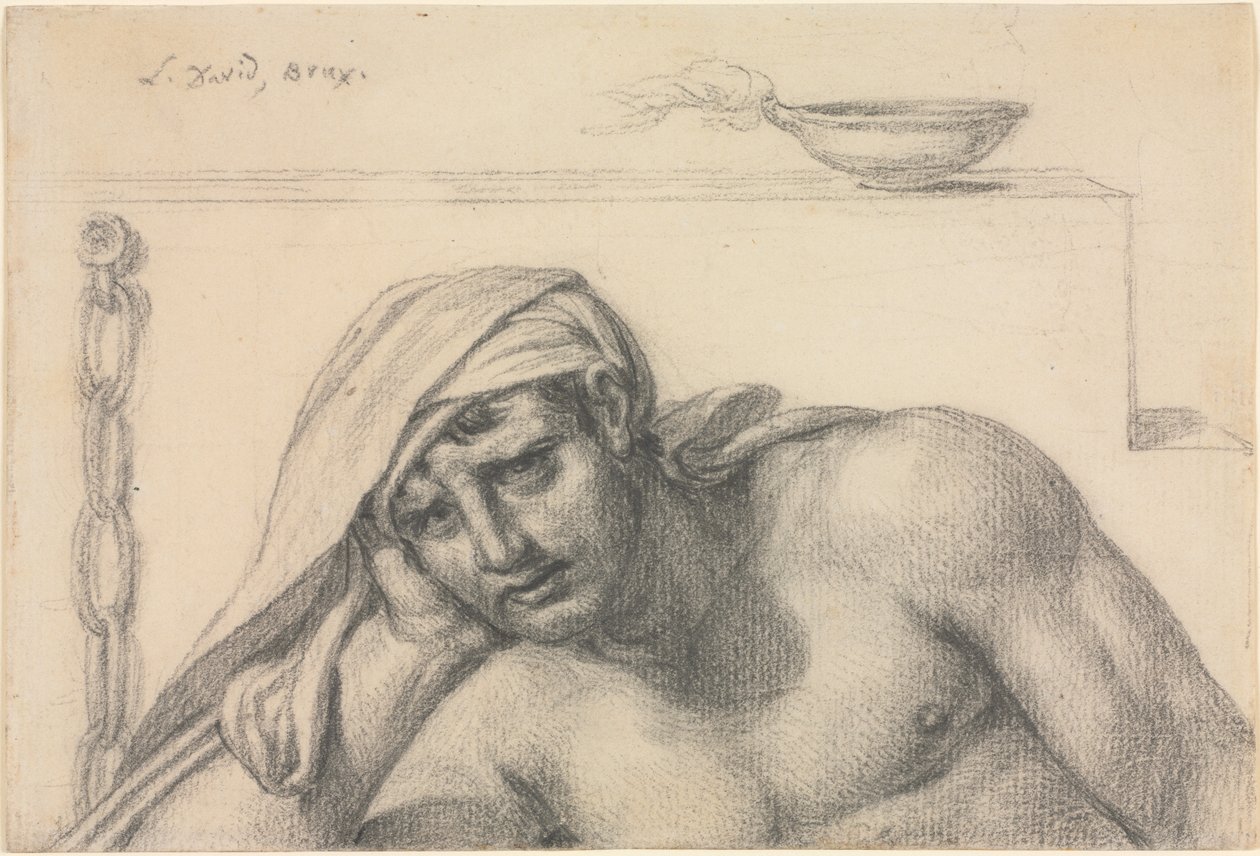 De Gevangene door Jacques Louis David