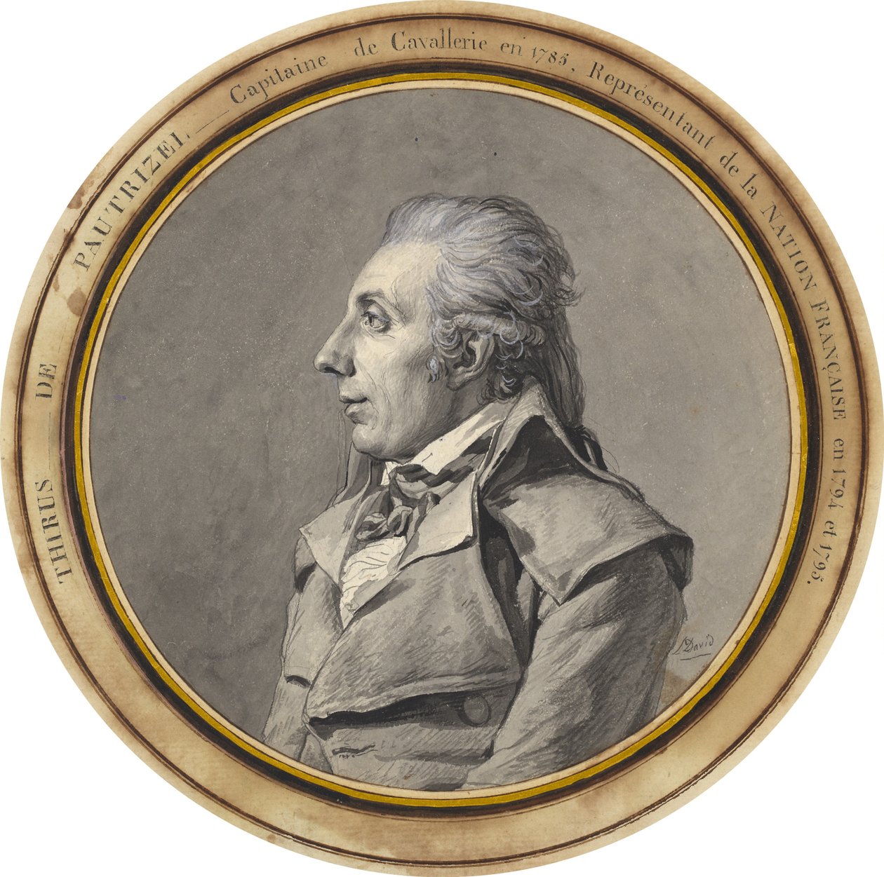 Thirius de Pautrizel door Jacques Louis David