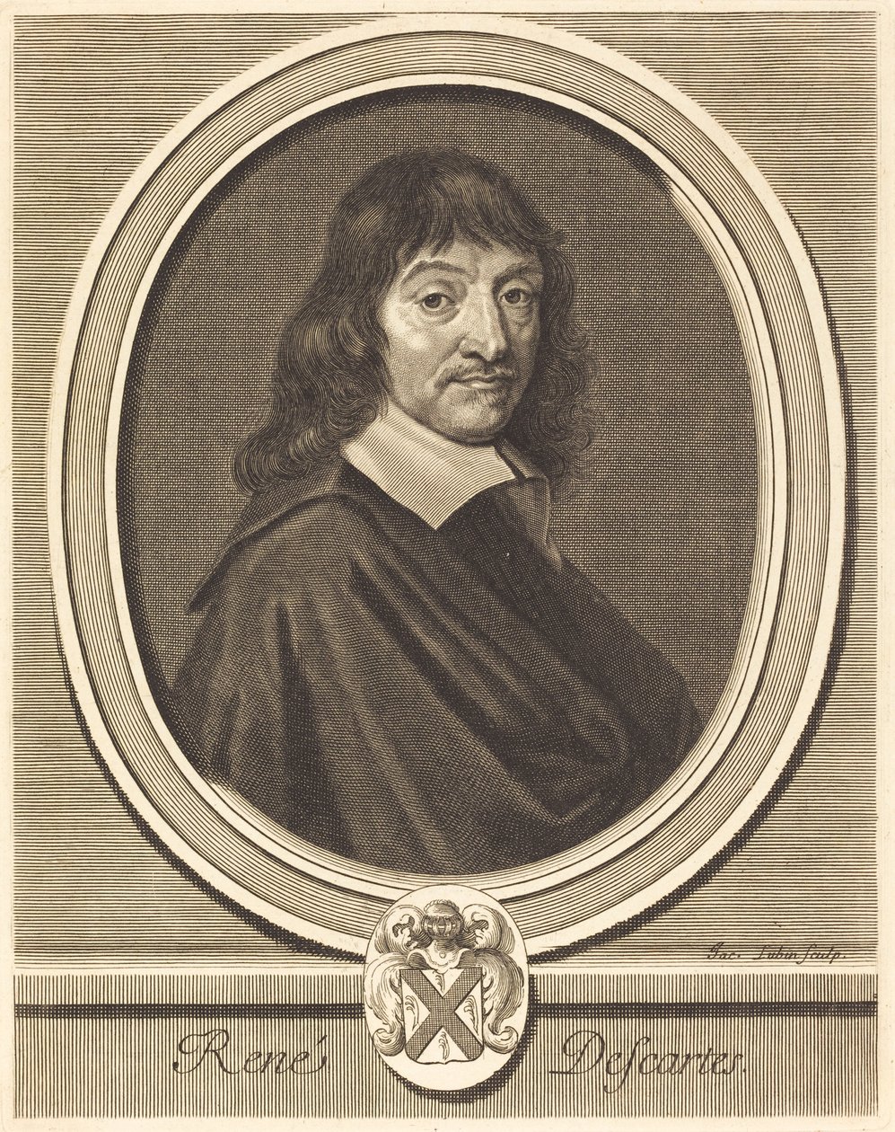 René Descartes door Jacques Lubin