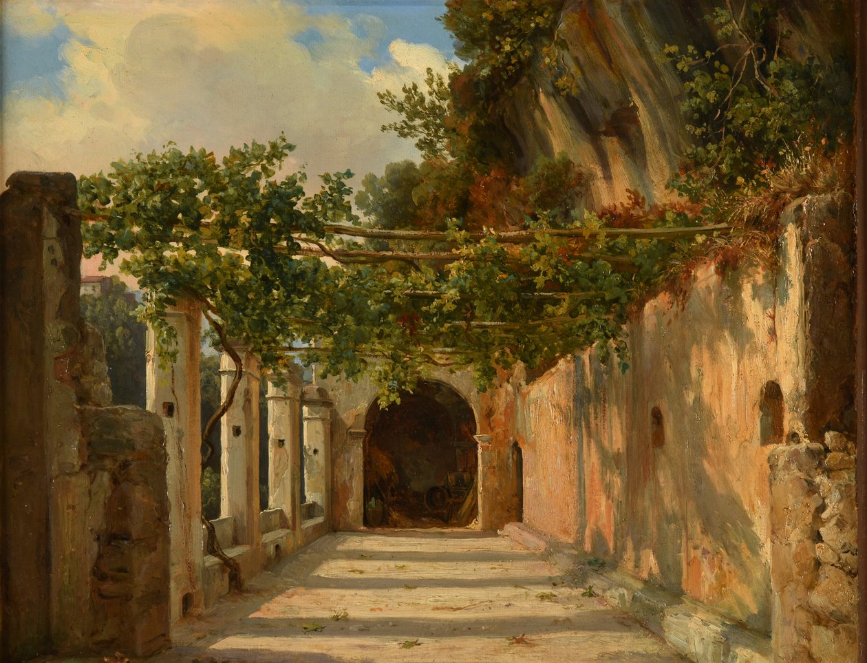 Arbour door Jacques Raymond Brascassat