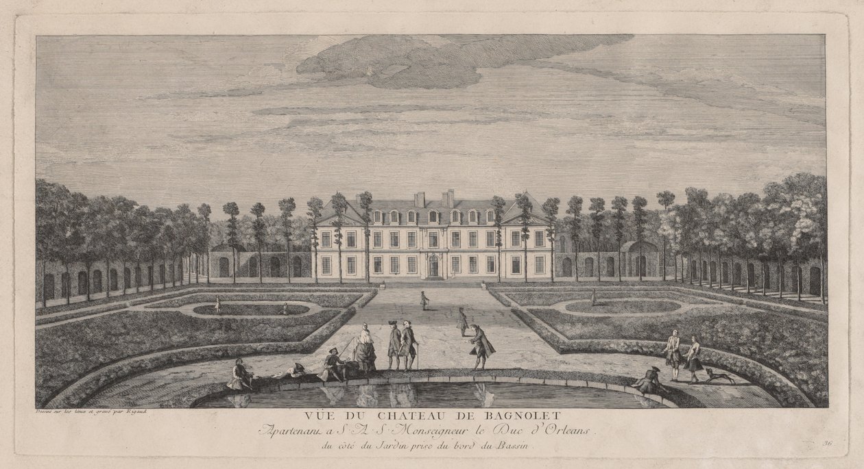 Kasteel van Bagnolet door Jacques Rigaud