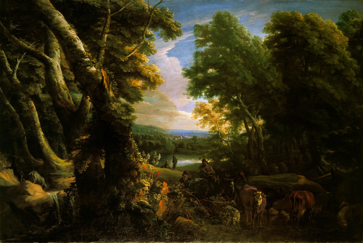 Landschap door Jacques d