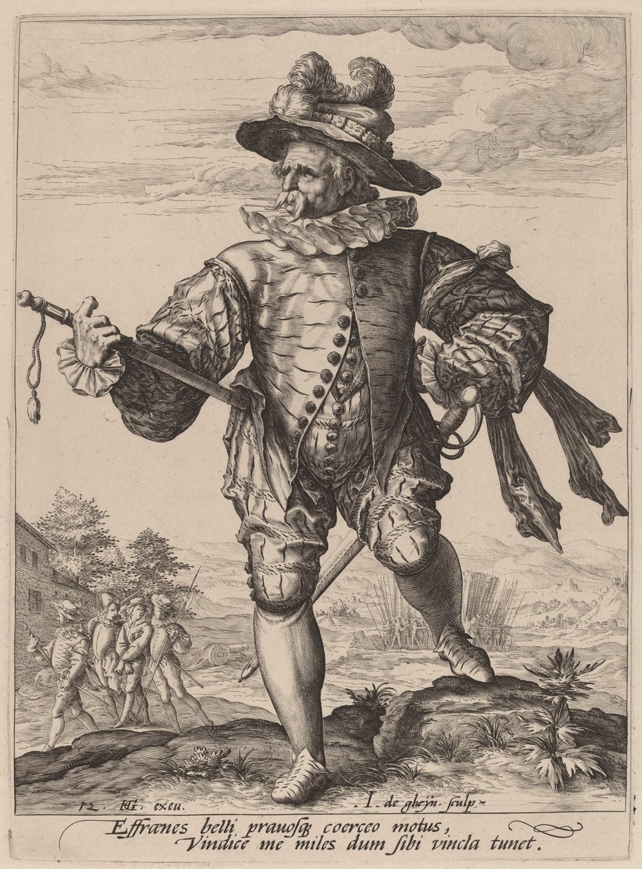 Proost door Jacques de Gheyn II after Hendrik Goltzius