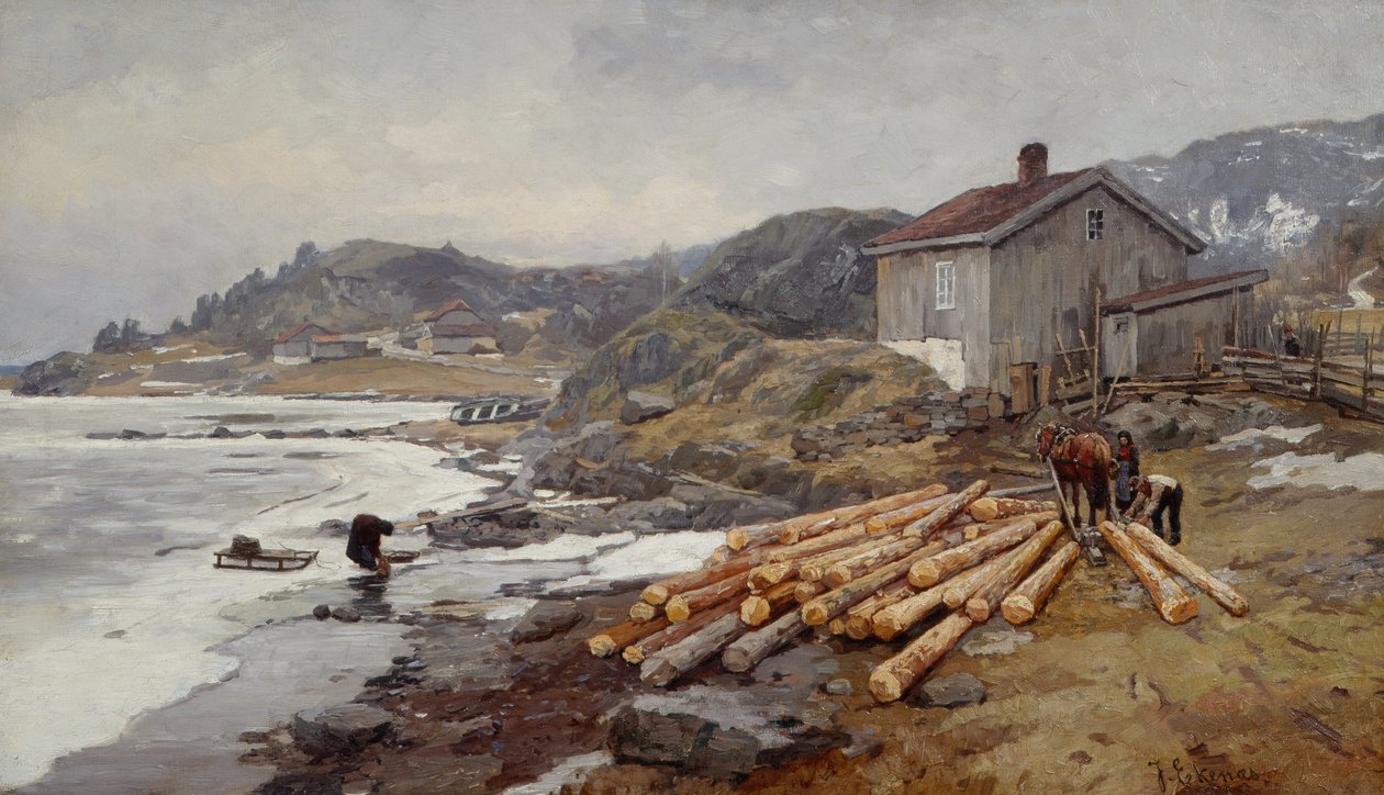 Hout verplaatsen door Jahn Ekenaes