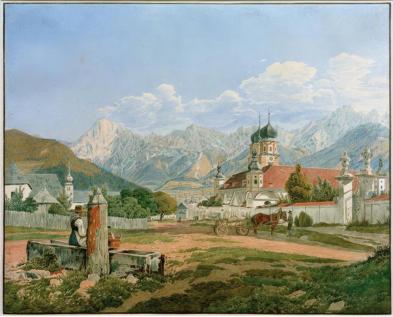 Stift Admont door Jakob Alt