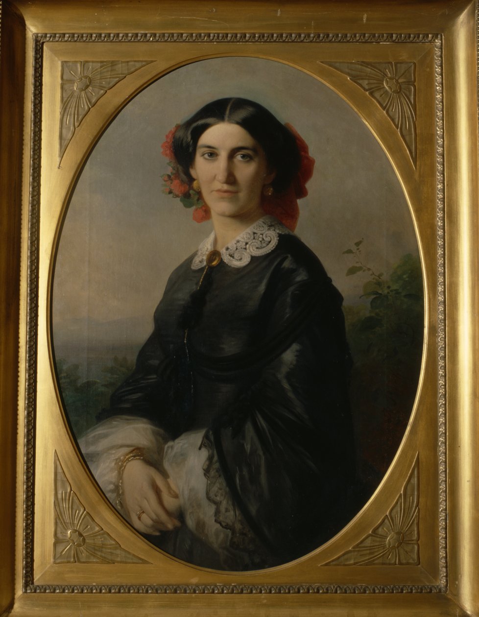 Prinses Johanna von Bismarck, 1857 door Jakob Becker