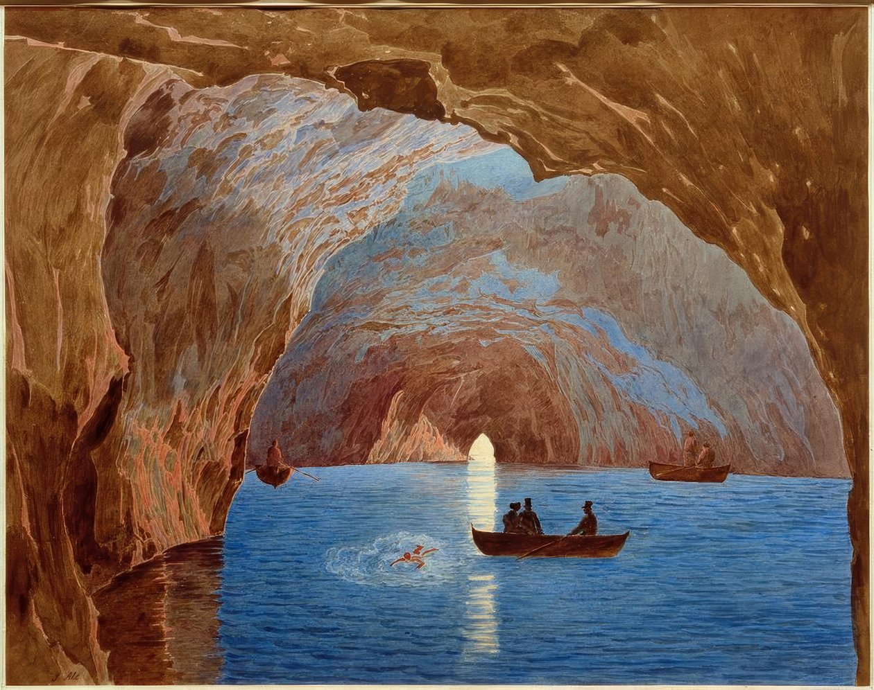 Capri (Italië) door Jakob Alt