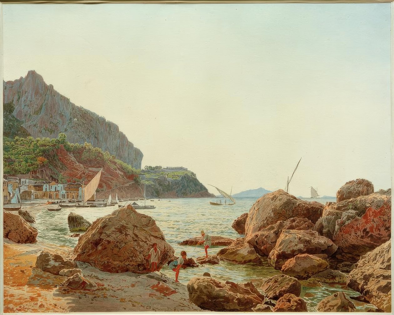 De Grote Marine op het Eiland Capri door Jakob Alt