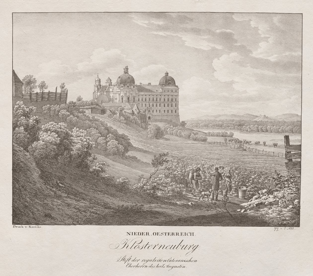 Neder-Oostenrijk, Klosterneuberg door Jakob Alt