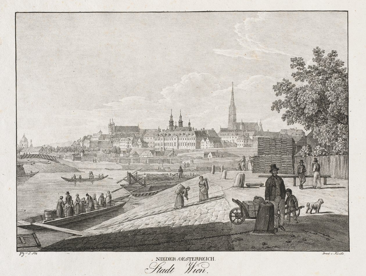 Neder-Oostenrijk, Stad Wenen door Jakob Alt
