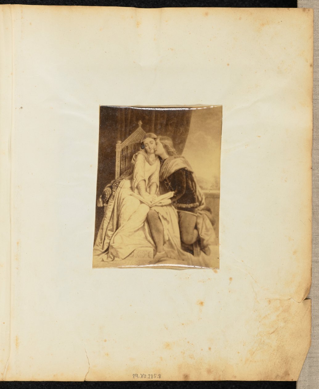 [Schilderij van jonge man en vrouw]. door Jakob Höflinger
