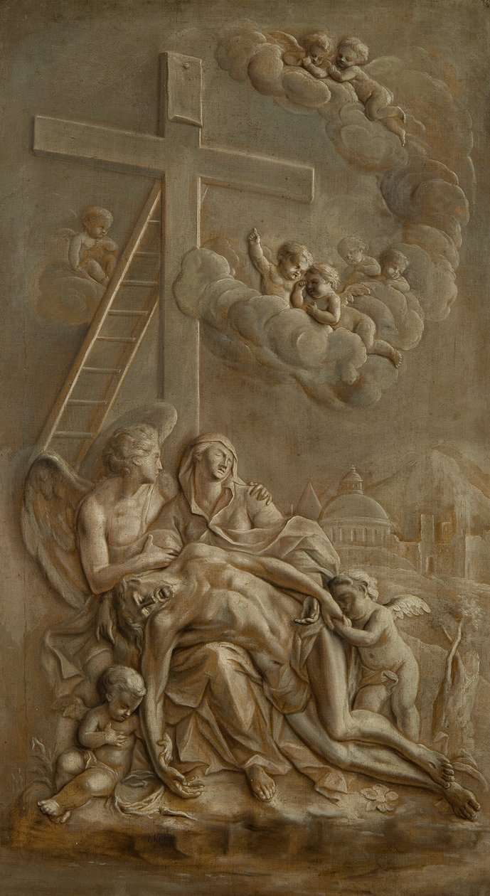 Rouw om Christus door Jakob Kellner