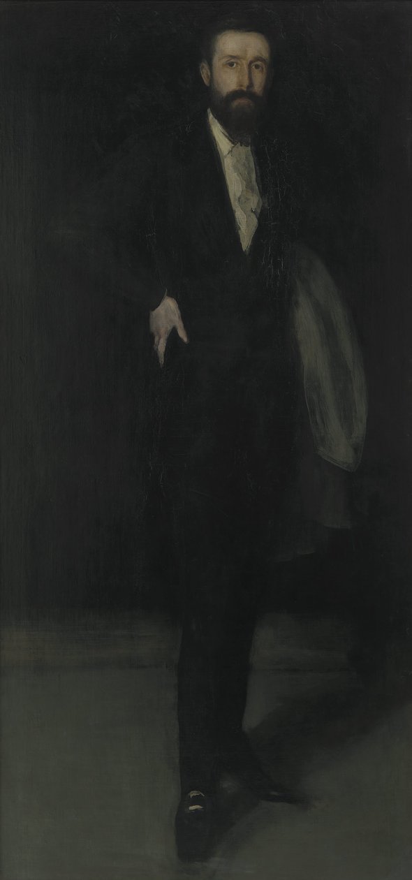 Arrangement in Zwart - Portret van F. R. Leyland door James Abbott McNeill Whistler