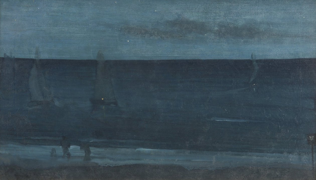 Nocturne - Blauw en Zilver—Bognor door James Abbott McNeill Whistler