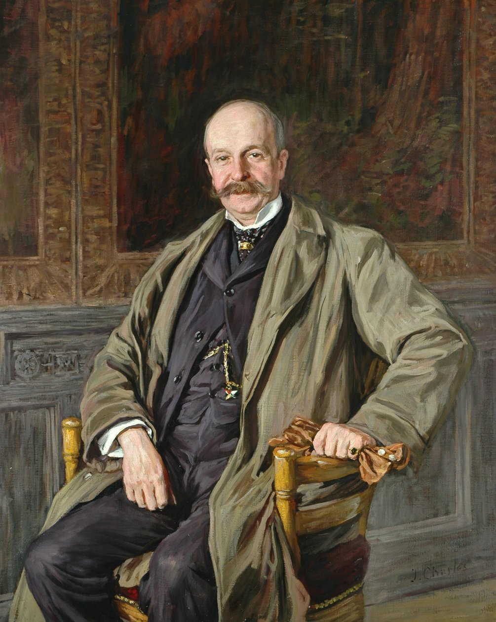 Sir John Arthur Godwin door James Charles