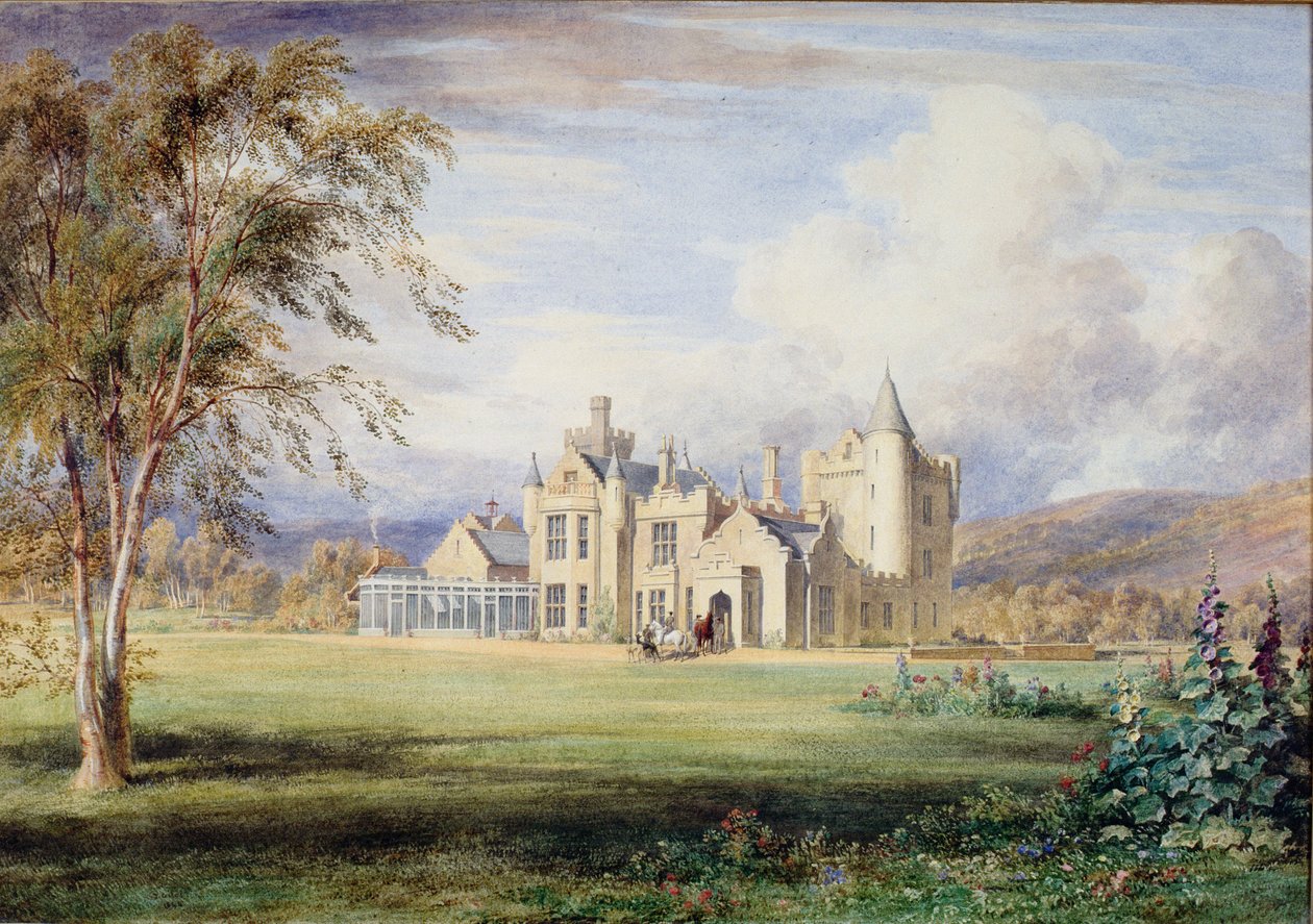 Balmoral Kasteel, ca. 1840 door James Giles