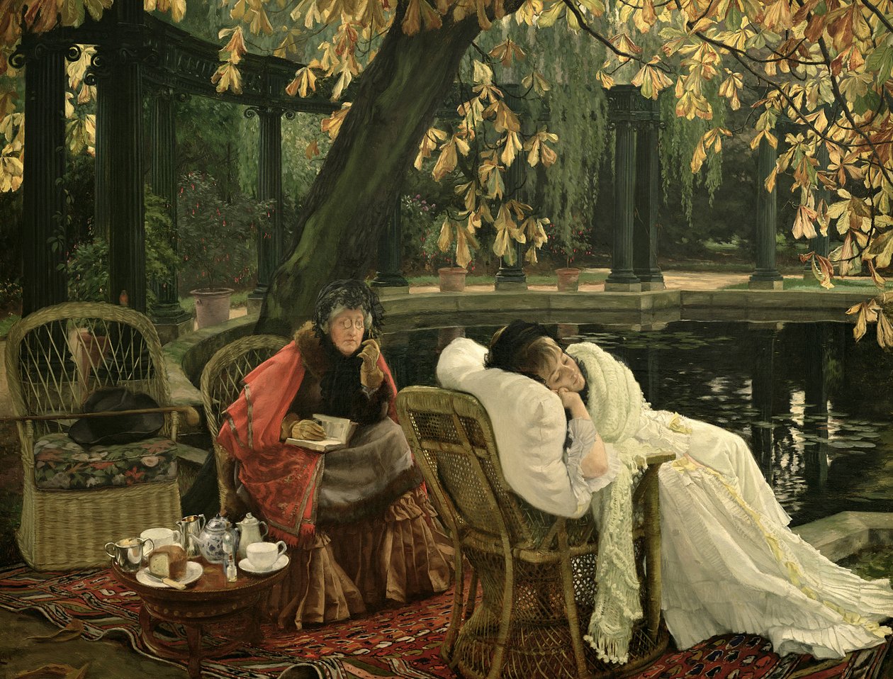Een Herstellende, c.1876 door James Jacques Joseph Tissot