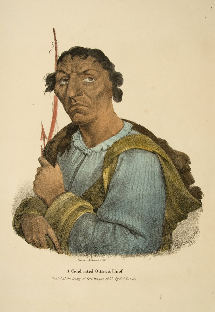 Een beroemde Ottawa Chief door James Otto Lewis
