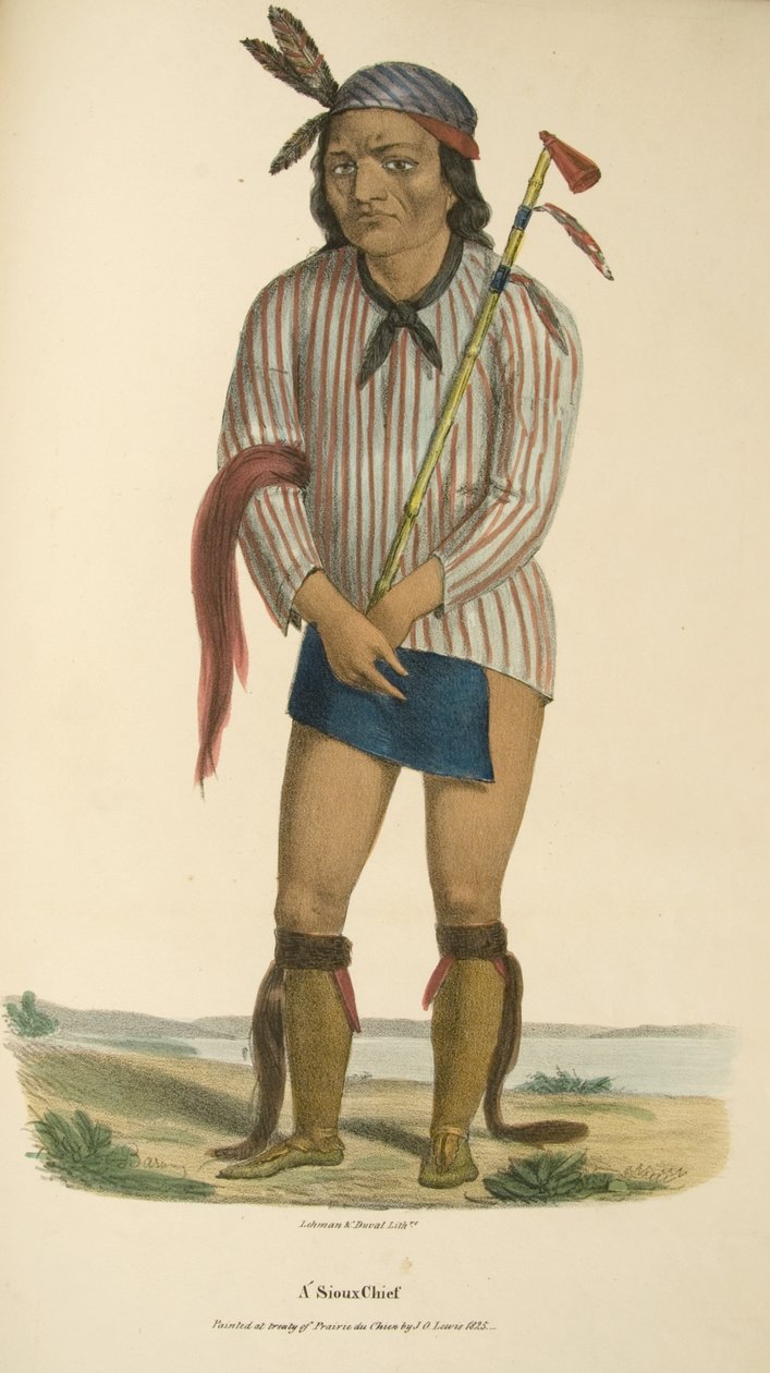 Sioux Hoofd door James Otto Lewis