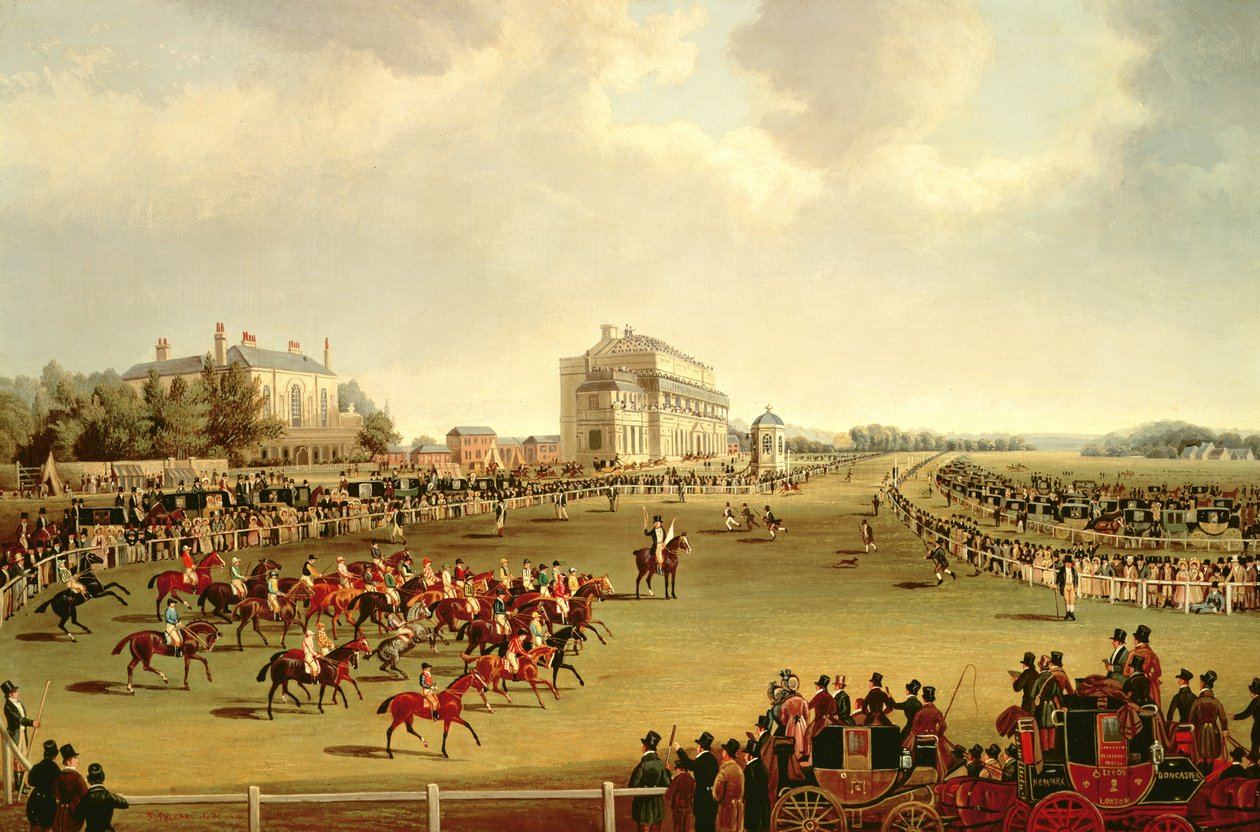 De Start van de St. Leger, 1830 door James Pollard