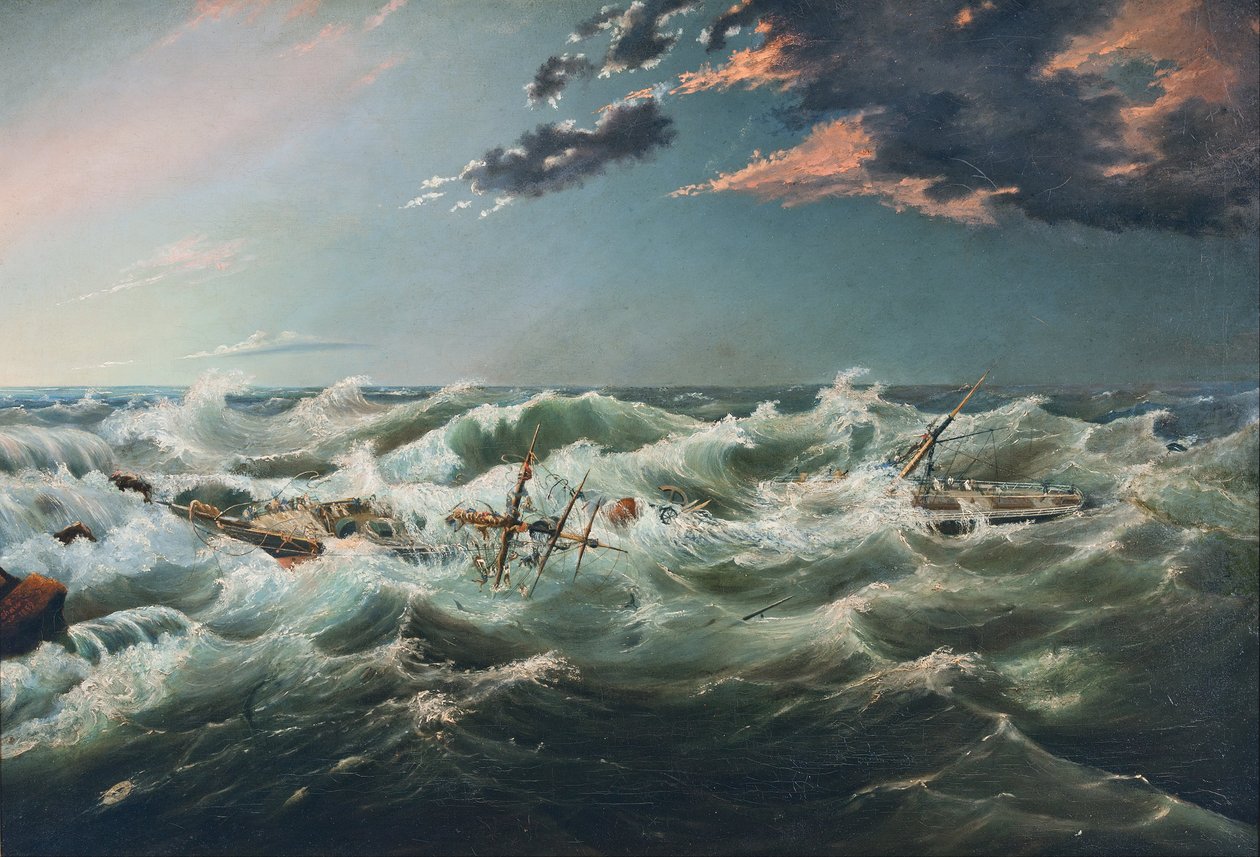 De Admella verging, Cape Banks, 6 augustus 1859 door James Shaw
