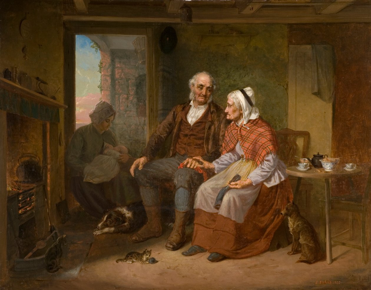 John Anderson mijn Jo, John, 1877 door James Stokeld
