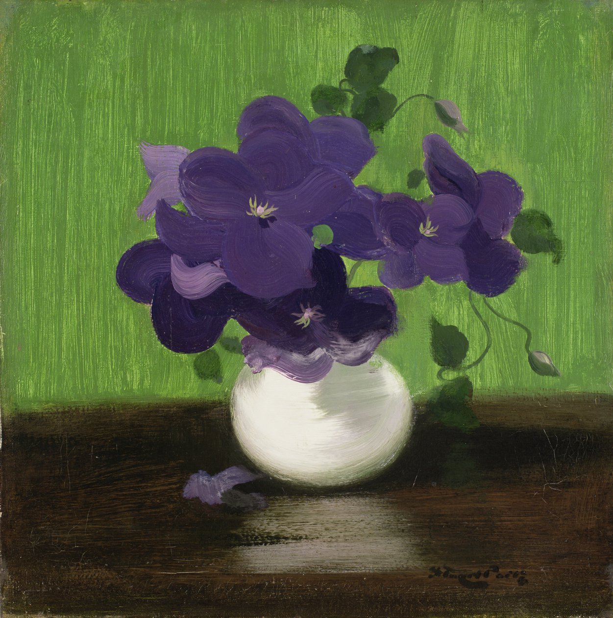 Viooltjes, ca. 1900 door James Stuart Park