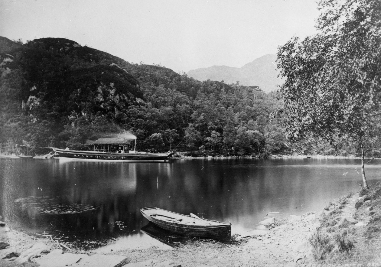 Loch Katrine - Trossachs Pier, c.1860s door James Valentine