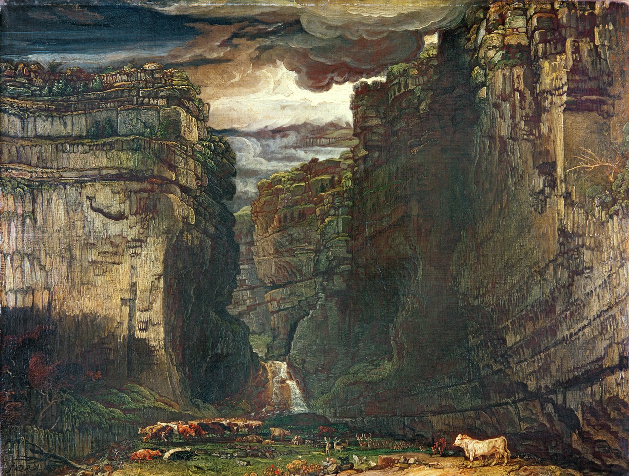 Gordale Scar, 1813 door James Ward