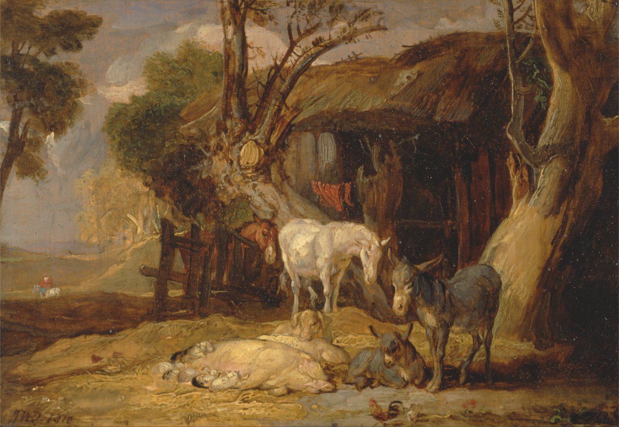 De strohof door James Ward