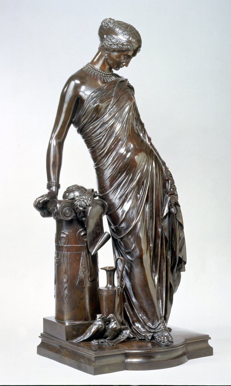 Staande Sappho door James Pradier