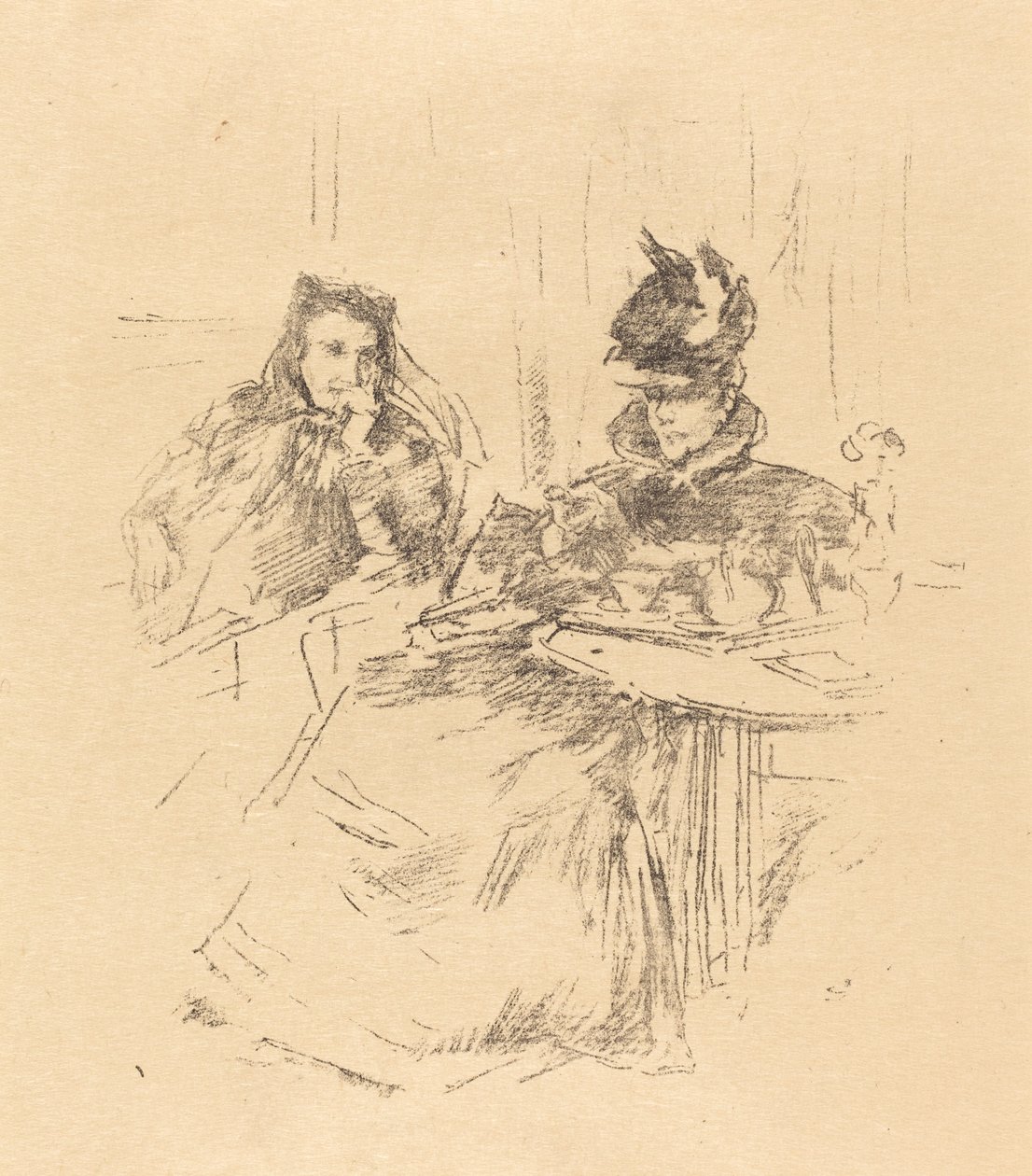 Middagthee, 1897 door James Abbott McNeill Whistler